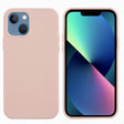 Husa protectie Vivimall compatibila cu Apple iPhone 13 Pro Liquid Silicone Roz - vivimall.ro