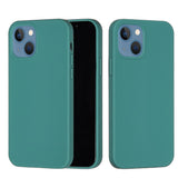 Husa protectie Flippy compatibila cu Apple iPhone 13 Pro Liquid Silicone Verde - vivimall.ro