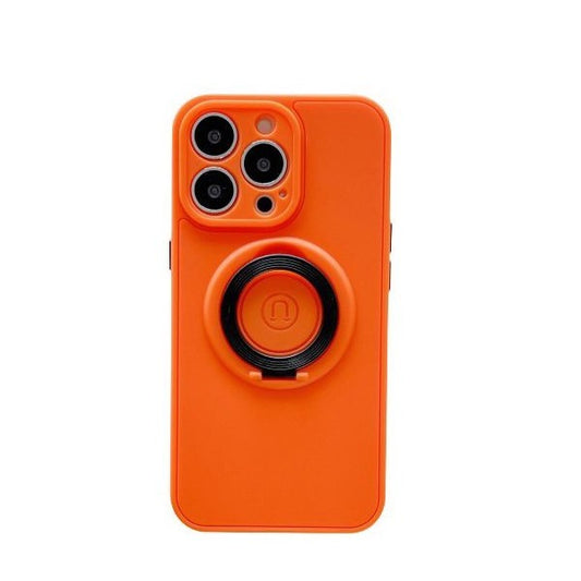 Husa protectie Vivimall compatibila cu Apple iPhone 13 Pro Mag Safe Silicone Portocaliu - vivimall.ro