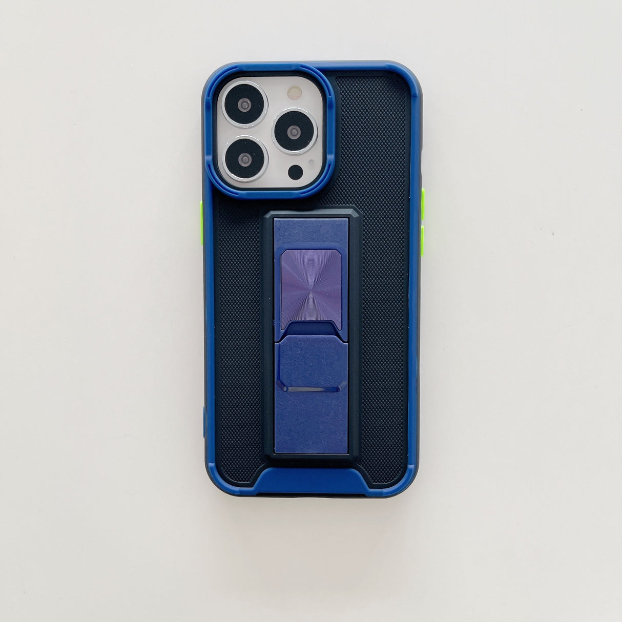 Husa protectie Flippy compatibila cu Apple iPhone 13 Pro Max Defender Model 5 cu suport,Albastru - vivimall.ro