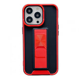 Husa protectie Flippy compatibila cu Apple iPhone 13 Pro Max Defender Model 5 cu suport,Rosu - vivimall.ro