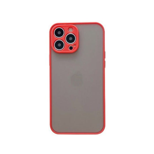 Husa protectie Vivimall compatibila cu Apple iPhone 13 Pro Max Phantom Tpu Rosu - vivimall.ro