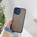 Husa protectie Flippy compatibila cu Apple iPhone 13 Pro Phantom Tpu Albastru - vivimall.ro