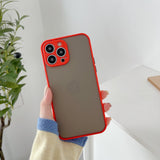 Husa protectie Flippy compatibila cu Apple iPhone 13 Pro Phantom Tpu Rosu - vivimall.ro