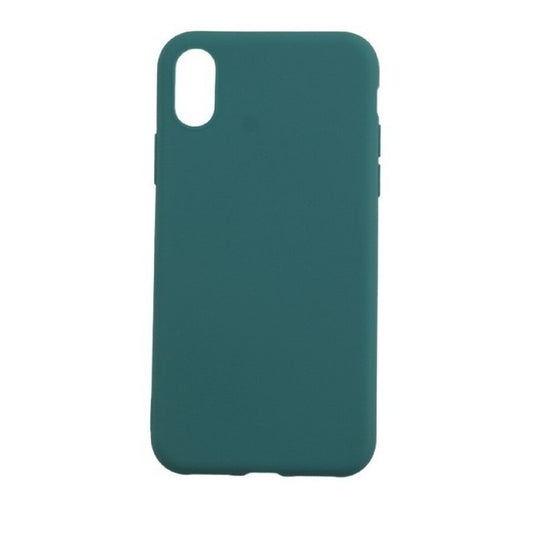 Husa protectie Vivimall compatibila cu Apple iPhone X/XS Matte Tpu Verde - vivimall.ro