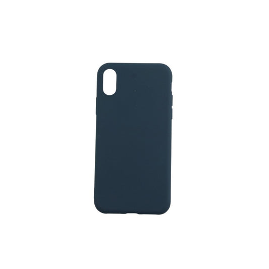 Husa protectie Vivimall compatibila cu Apple iPhone XR Matte Tpu Albastru inchis - vivimall.ro