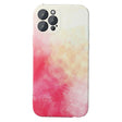Husa protectie Vivimall compatibila cu Apple iPhone XR Tpu Ombre, Roz/Galben - vivimall.ro