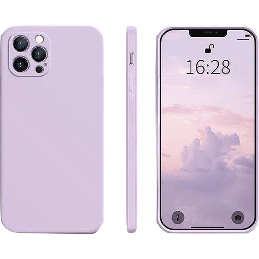 Husa protectie Vivimall compatibila cu Apple iPhone XS Max Liquid Silicone Mov - vivimall.ro
