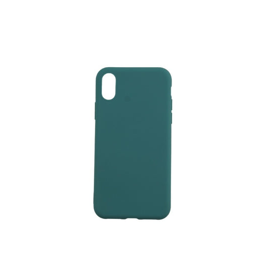 Husa protectie Vivimall compatibila cu Apple iPhone XS Max Matte Tpu Verde - vivimall.ro