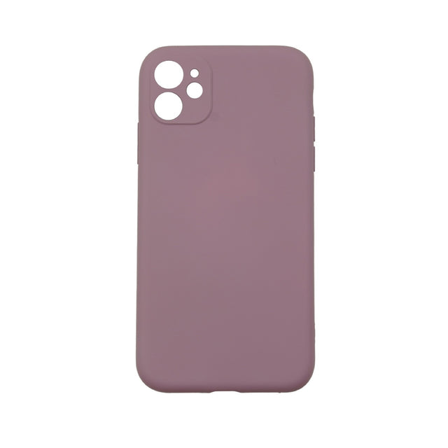 Husa protectie Flippy compatibila cu Apple iPhone 11 Liquid Silicone Mov - vivimall.ro