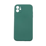 Husa protectie, Flippy, compatibila cu Apple iPhone 11 Pro Liquid Silicone Verde - vivimall.ro