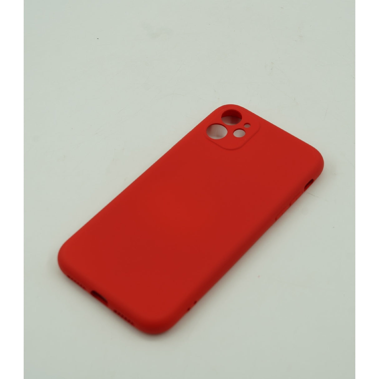 Husa protectie,Flippy, compatibila cu Apple iPhone 12 Liquid Silicone Case Rosu - vivimall.ro