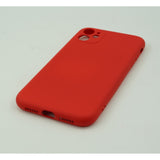 Husa protectie, Flippy, compatibila cu Apple iPhone 12 Pro Liquid Silicone Rosu - vivimall.ro