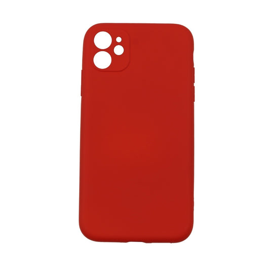 Husa protectie, Vivimall, compatibila cu Apple iPhone 12 Pro Liquid Silicone Rosu - vivimall.ro