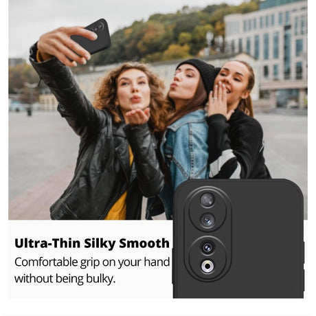 Husa Protectie, Vivimall, compatibila cu Honor 90, TPU Carbon, Negru - vivimall.ro