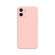 Husă silicon lichid roz pentru Huawei P Smart 2020, vedere frontală, finisaj soft-touch