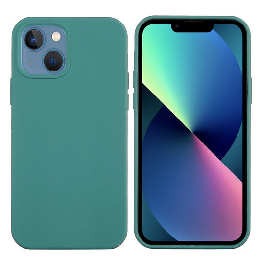 Husa protectie Vivimall compatibila cu Huawei P Smart 2020 Liquid Silicone Case Verde - vivimall.ro