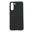 Husă Huawei P Smart 2021 Matte TPU neagră, vedere frontală, design subțire anti-amprentă