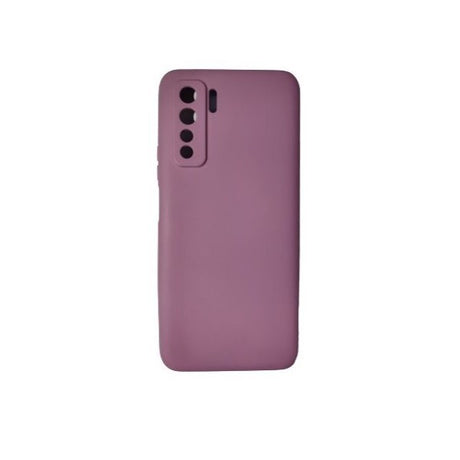 Husa protectie Flippy compatibila cu Huawei P40 Lite 5G Liquid Silicone Case Mov - vivimall.ro