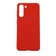 Husă Matte TPU roșu pentru Huawei P40 Lite, vedere frontală, design ultra-subțire anti-amprentă