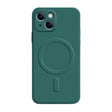 Husa Protectie, Vivimall, Husa de Protectie Compatibila cu iPhone 13 Pro, Liquid MagSafe, Ring-Shaped, Magnetica, Verde - vivimall.ro