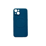 Husa protectie Flippy compatibila cu iPhone 14 Pro, Liquid MagSafe, ring-shaped, magnetica, Albastru - vivimall.ro