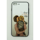 Husa protectie,Flippy, compatibila cu Samsung A72 Glass print Lovin the Mom Multicolor - vivimall.ro