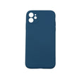 Husa protectie Vivimall compatibila cu Samsung Galaxy A72 Liquid Silicone Case Albastru inchis - vivimall.ro