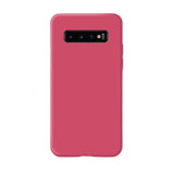 Husa protectie Flippy compatibila cu Samsung Galaxy S10 Liquid Silicone Case Fuchsia - vivimall.ro