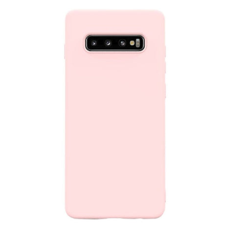 Husa protectie Flippy compatibila cu Samsung Galaxy S10 Matte Tpu Roz - vivimall.ro