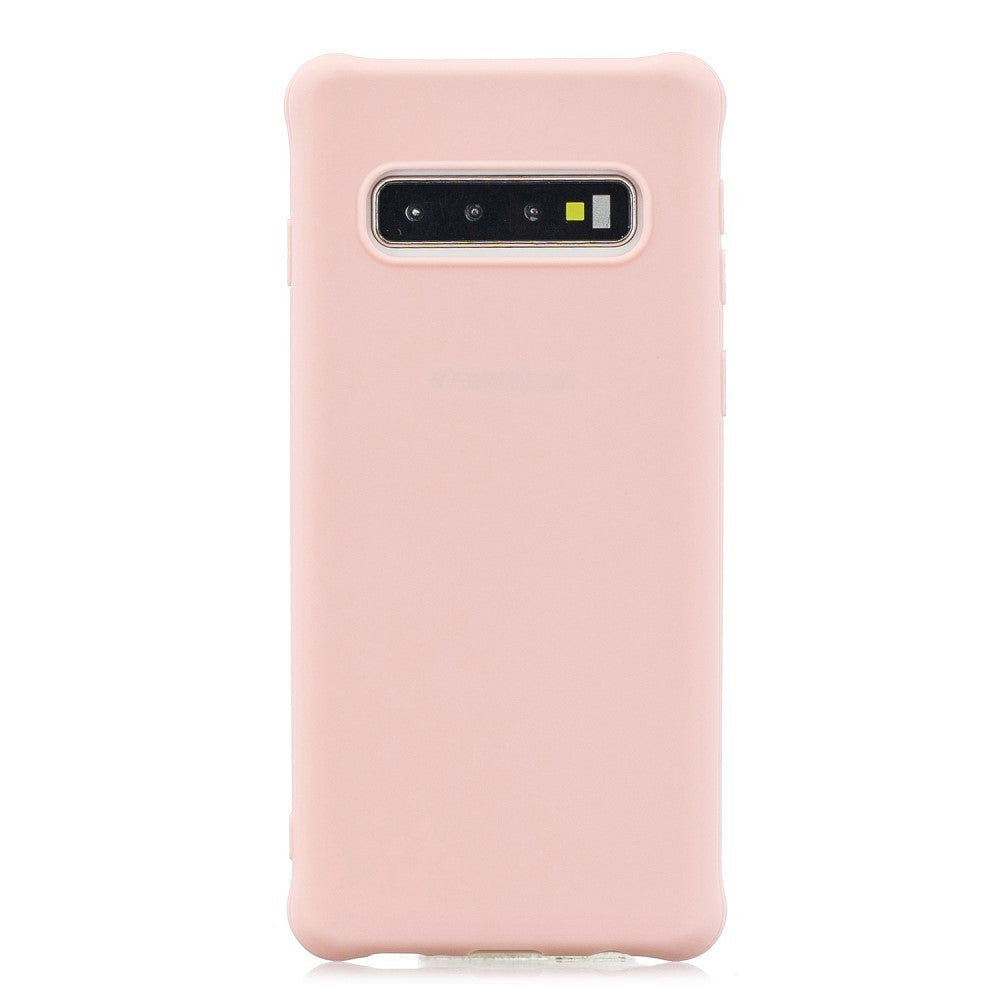 Husa protectie Flippy compatibila cu Samsung Galaxy S10 Plus Matte Tpu Roz - vivimall.ro