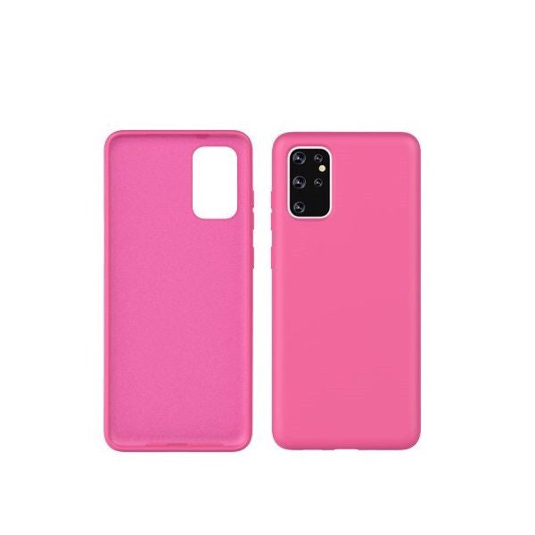 Husa protectie Flippy compatibila cu Samsung Galaxy S21 Ultra Liquid Silicone Case, Fuchsia - vivimall.ro