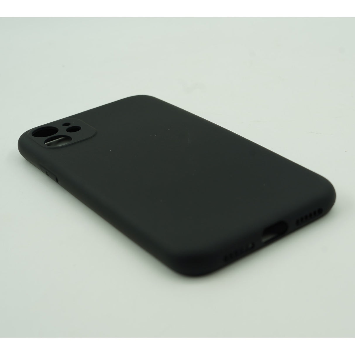 Husa protectie Flippy compatibila cu Samsung Galaxy S21 Ultra Liquid Silicone Case Negru - vivimall.ro