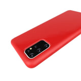 Husa protectie Flippy compatibila cu Samsung Galaxy S21 Ultra Liquid Silicone Case Rosu - vivimall.ro