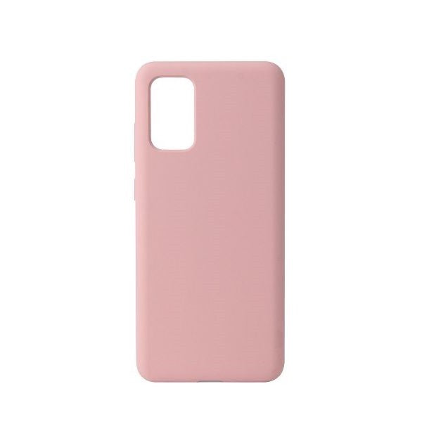 Husa protectie Flippy compatibila cu Samsung Galaxy S21 Ultra Liquid Silicone Case Roz - vivimall.ro