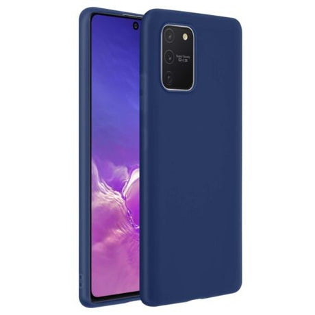 Husa protectie Flippy compatibila cu Samsung S10 Lite Matte Tpu Albastru inchis - vivimall.ro