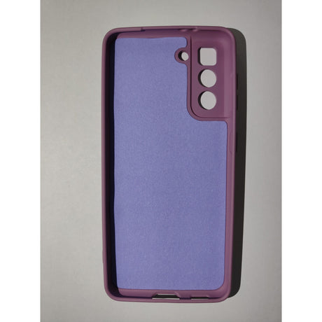 Husa protectie Flippy compatibila cu Samsung S21 5G Liquid Silicone Case Mov - vivimall.ro