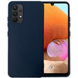 Husa de Protectie, Vivimall, pentru Samsung Galaxy A32 5G, din TPU + PC, cu Suport pentru Card, Albastru Inchis - vivimall.ro