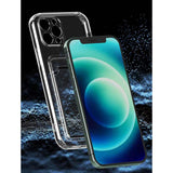 Husa protectie Flippy cu suport card compatibila cu Samsung Galaxy A50 Transparent - vivimall.ro