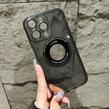 Husa protectie Flippy pentru Apple iPhone 12 decupaj logo, magnetica, Protectie Camera, Negru - vivimall.ro