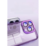 Husa protectie Flippy pentru Apple iPhone 13 Electroplated cu  suport pentru camera, 1.5 mm grosime, protectie camera, Mov - vivimall.ro