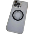 Husa protectie MagSafe TPU, Vivimall, pentru iPhone 13 Pro Max, cu decupaj logo, Folie Sticla Camera, Transparent - vivimall.ro