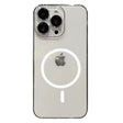 Husa protectie Vivimall pentru Apple iPhone 14 Pro Max, MagSafe Silicone, Protectie si folie camera inclusa, protectie camera, Transparent - vivimall.ro