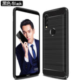 Husa Protectie, Vivimall, compatibila cu Honor 70, TPU Carbon, Negru - vivimall.ro