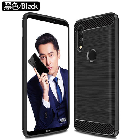 Husa Protectie, Vivimall, compatibila cu Honor 90, TPU Carbon, Negru - vivimall.ro