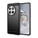 Husă OnePlus 12 negru deschisă, flexibilitate material TPU și grosime uniformă 1.8 mm
