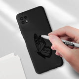 Husa protectie Flippy pentru Samsung A22 5G Liquid Silicone Negru - vivimall.ro