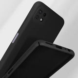 Husa protectie Flippy pentru Samsung A22 5G Liquid Silicone Negru - vivimall.ro