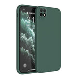 Husa protectie Flippy pentru Samsung A22 5G Liquid Silicone Verde - vivimall.ro