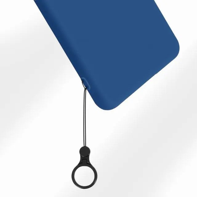 Husa protectie Flippy pentru Samsung A53 5G Liquid Silicone Albastru Inchis - vivimall.ro